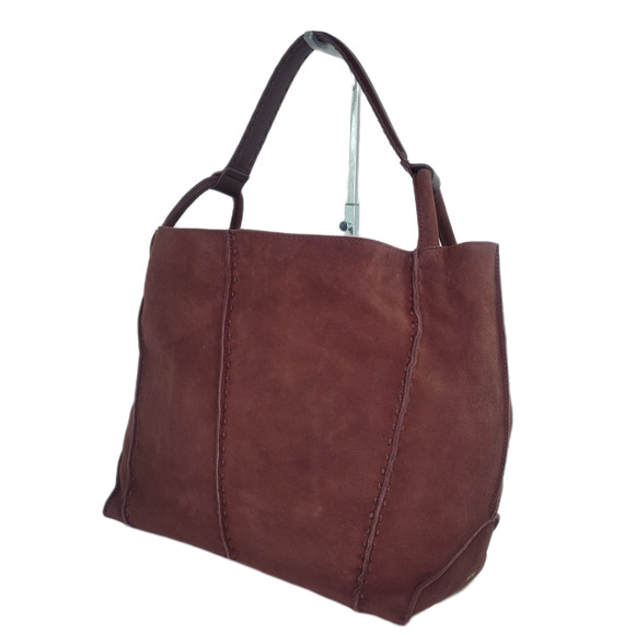The Sak Handbags - The Sak Los Feliz Large Tote Bag - Mahogany/Reddish-Brown - NWT